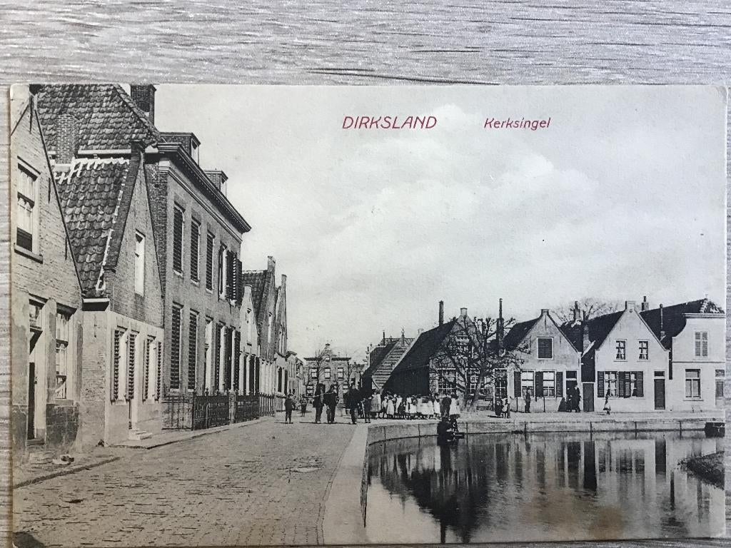 Dirksland Kerksingel ca 1910, Ophalen of Verzenden, Voor 1920, Gelopen, Zuid-Holland