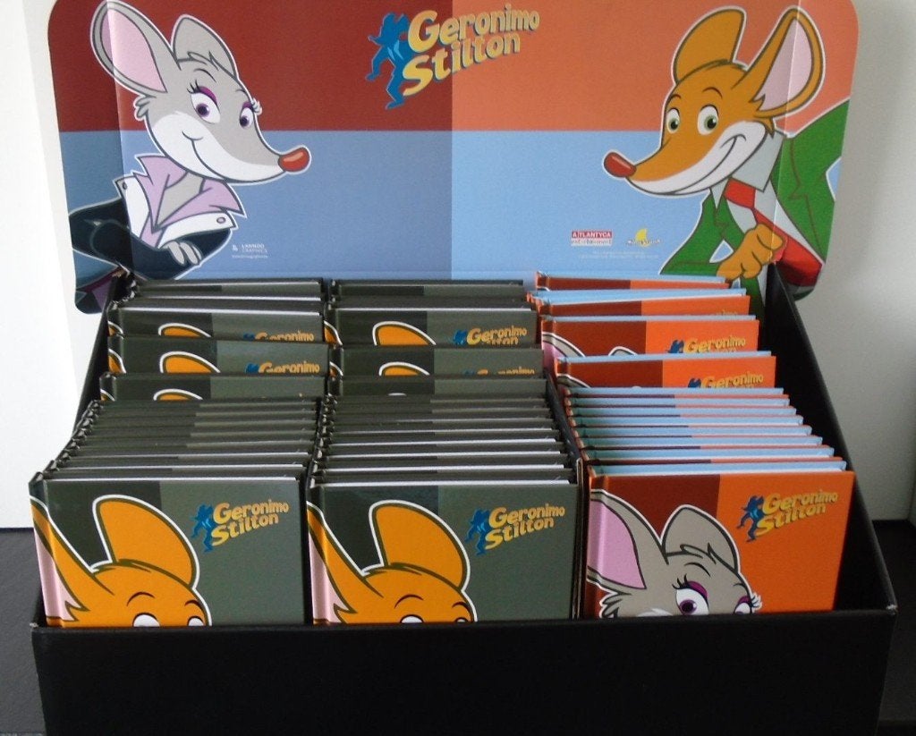 GERONIMO STILTON JONGEN NOTITIEBLOK 18X13,5CM 8 STUKS BLANCO, Verzamelen, -, Papier, Kaart of Schrift, -, Ophalen of Verzenden