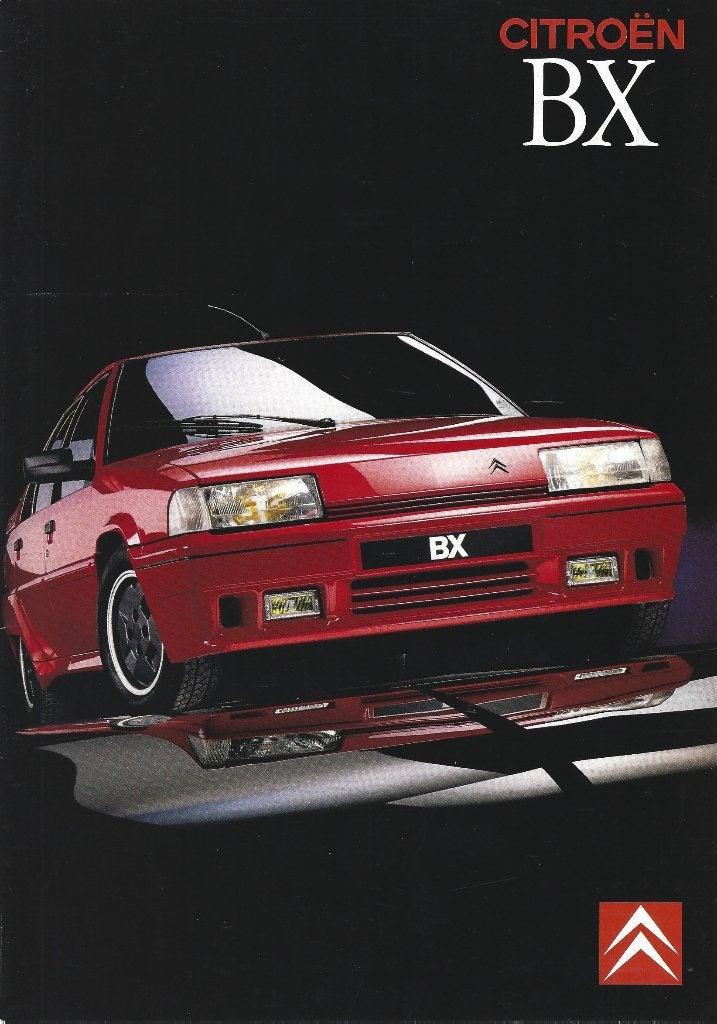Brochure Citroen BX 1989, Ophalen of Verzenden, Gelezen, Citroën