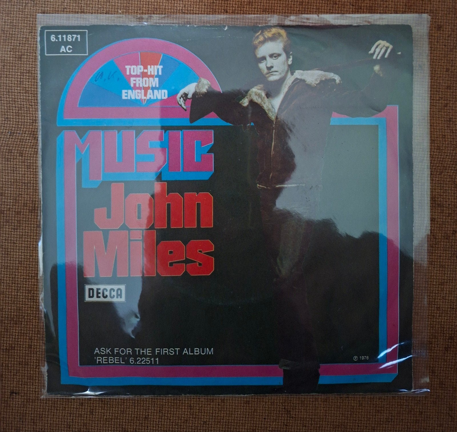 Miles, John  - Music - Single is TOP, Ophalen of Verzenden, Gebruikt, 7 inch, Pop