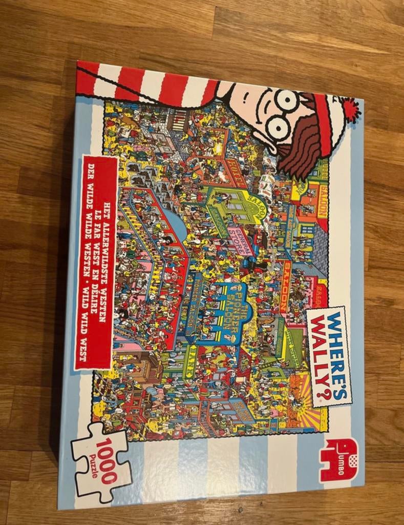 Where is wally wilde westen 1000 stukjes, Ophalen of Verzenden, 500 t/m 1500 stukjes, Zo goed als nieuw, Legpuzzel