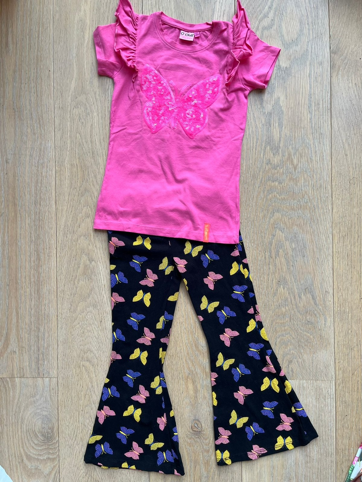 Set shirt flared broek O’Chill mt 116/122 als nieuw!, Ophalen of Verzenden, Zo goed als nieuw, Meisje, Setje
