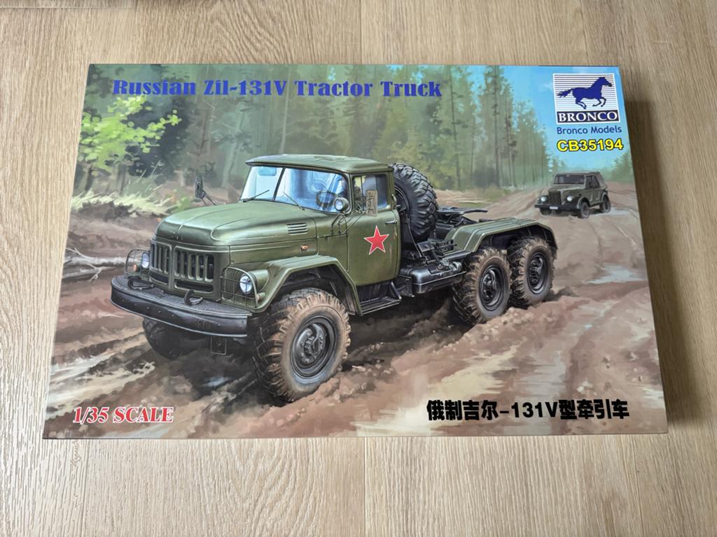 Bronco CB35194 Russische Zil-131V Tractor Truck 1/35, Overige merken, 1:32 tot 1:50, Nieuw, Ophalen of Verzenden