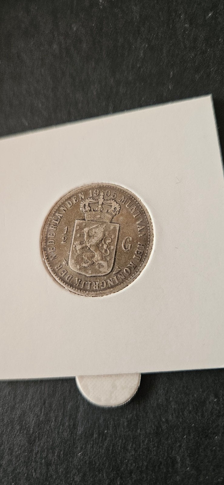 zilveren halve gulden 1905 wilhelmina, Postzegels en Munten, Munten | Nederland, Ophalen of Verzenden, Koningin Wilhelmina, ½ gulden