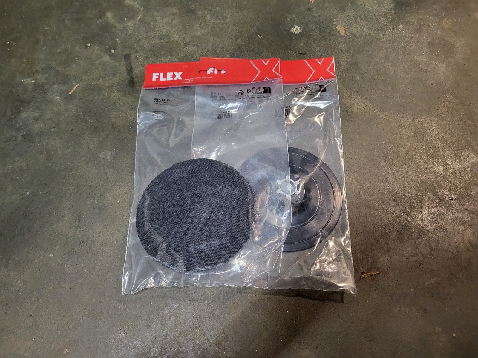 FLEX steunschijven + polijstpads / wolpads, Ophalen of Verzenden, Nieuw