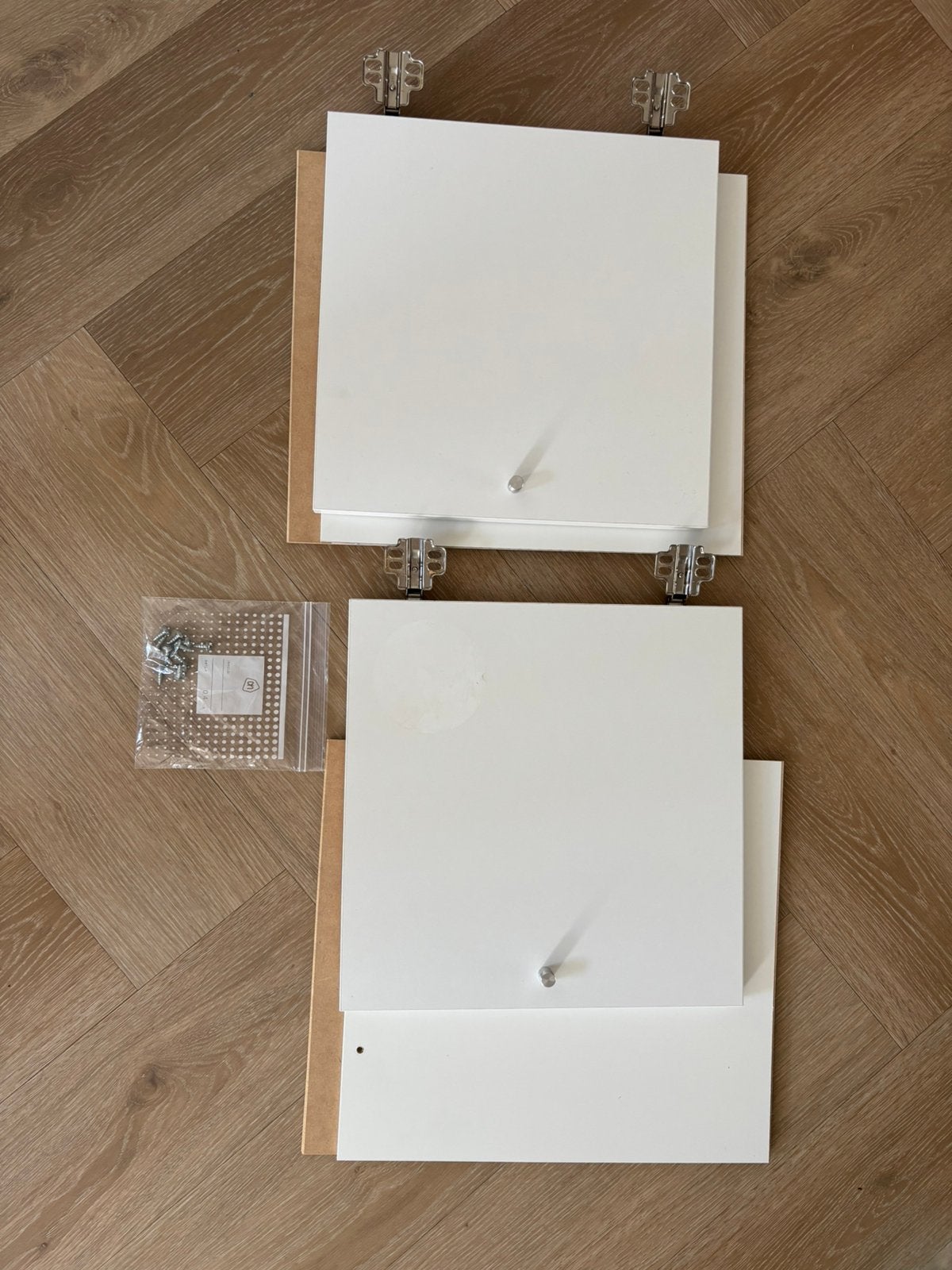 2x ikea kallax deuren wit, Witgoed en Apparatuur, Ophalen, Gebruikt