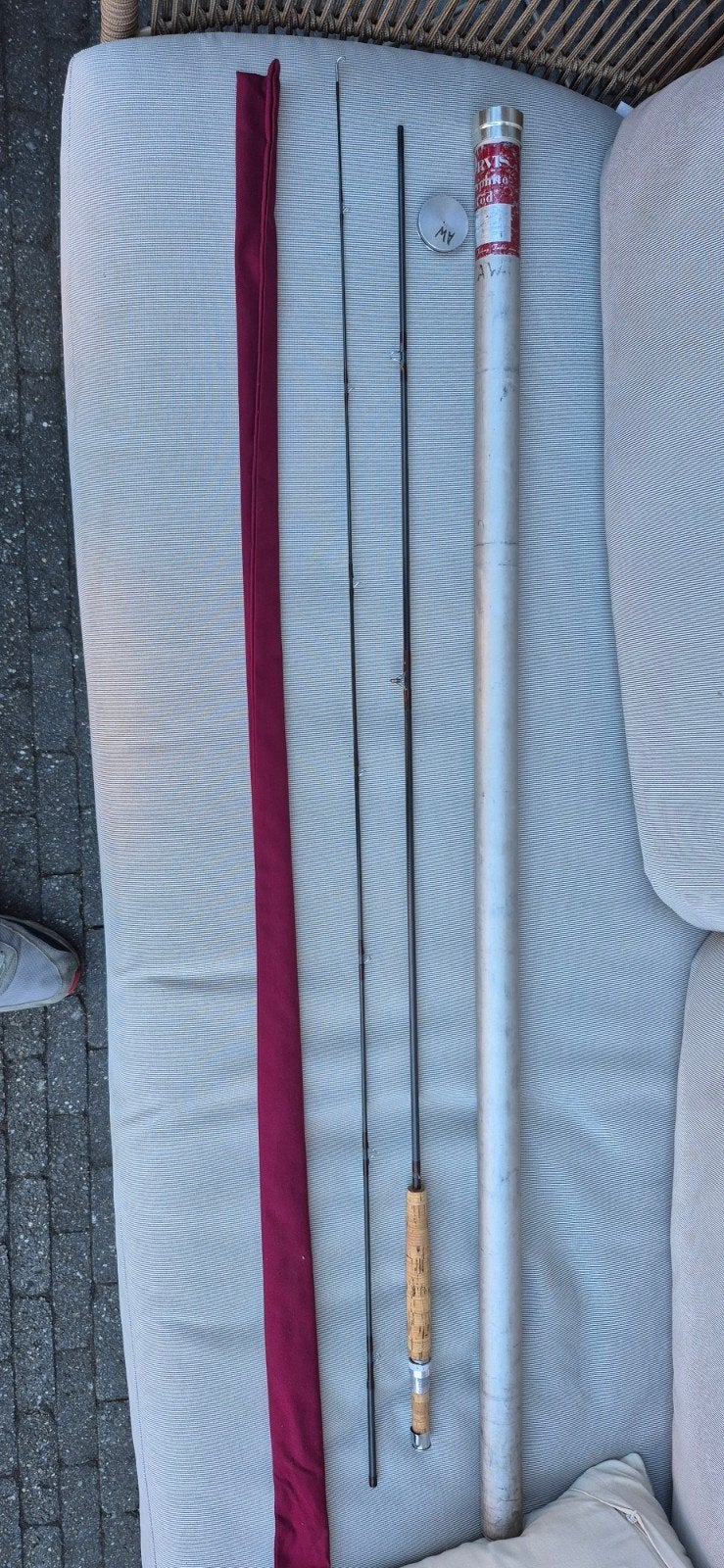 Orvis Graphite aftma 7 lengte 8,3 feet., Ophalen of Verzenden, Gebruikt, Werphengel