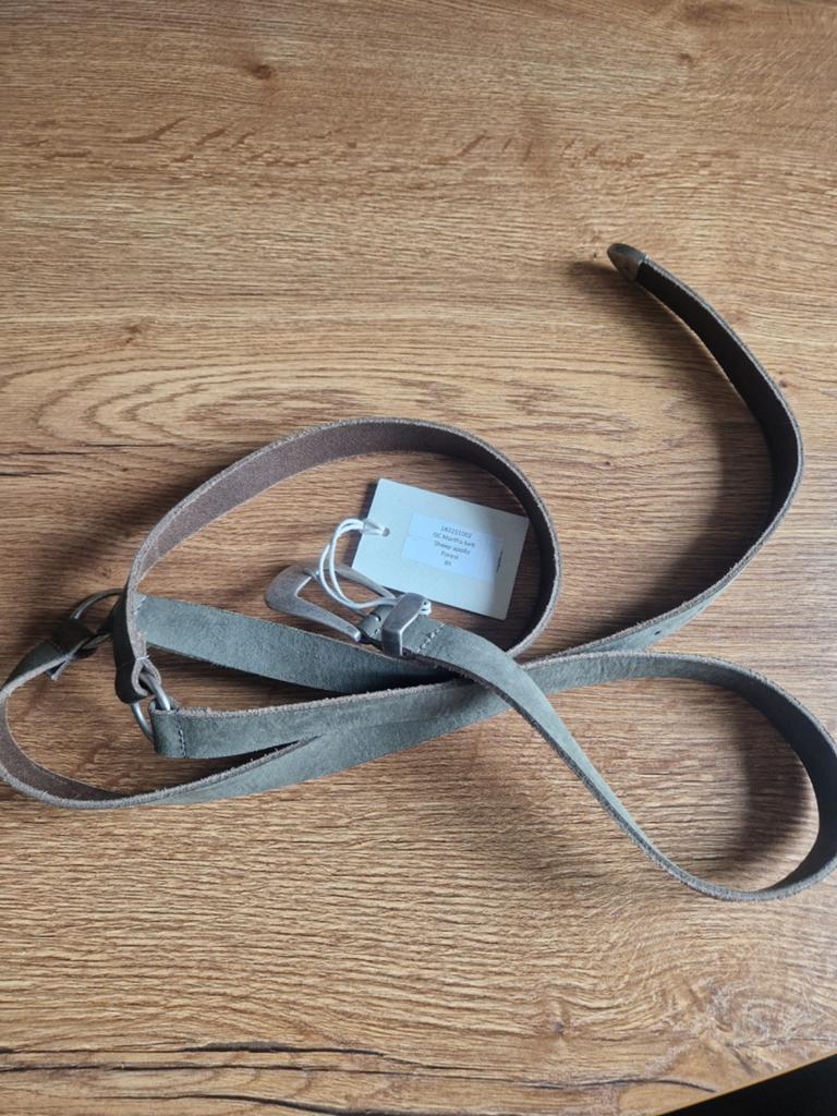 Goosecraft GC Martha riem van schapenleer, Forest groen, Kleding | Dames, Overige kleuren, Echt leder, Heupriem, Ophalen of Verzenden