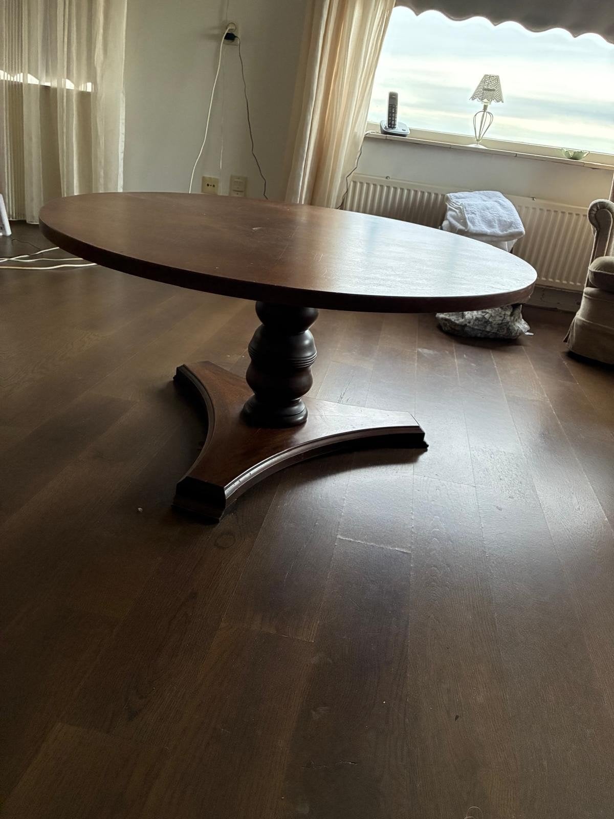 Elegante houten salontafel  Klassiek design, Huis en Inrichting, Ophalen, Gebruikt, 100 tot 150 cm, 50 tot 100 cm