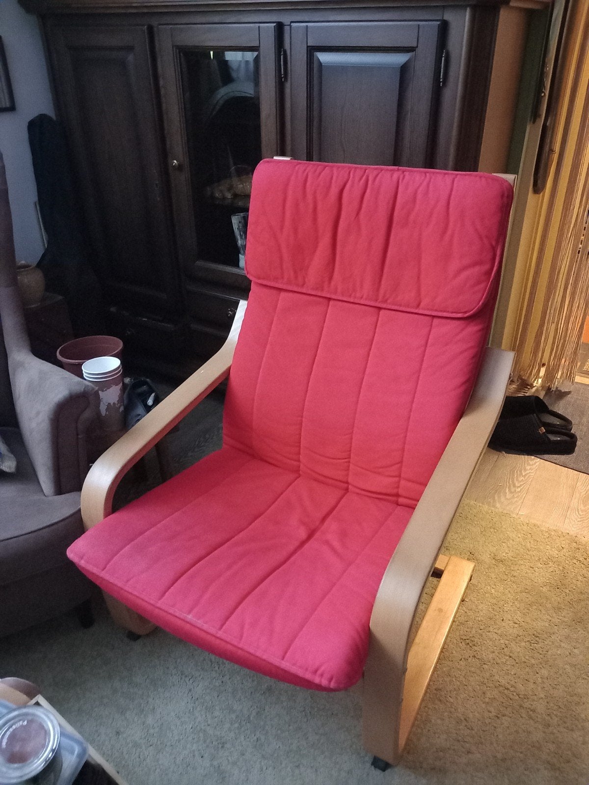 ikea schommelstoel, Ophalen, Gebruikt, Eén, Rood