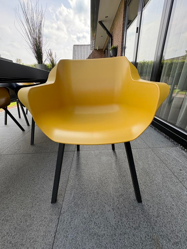 Hartman tuinstoelen Sophie - 1 stuk niet gebruikt, Tuin en Terras, Ophalen, Zo goed als nieuw, Rechthoekig, Kunststof