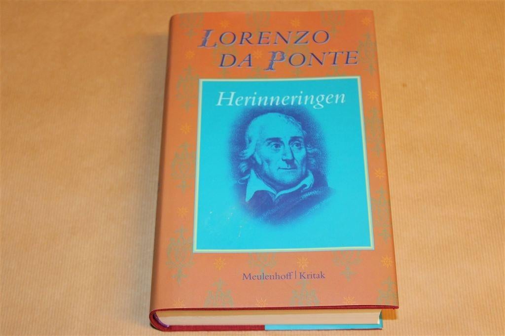 Herinneringen — Da Ponte Librettist [Memoires], Ophalen of Verzenden, Zo goed als nieuw, Artiest