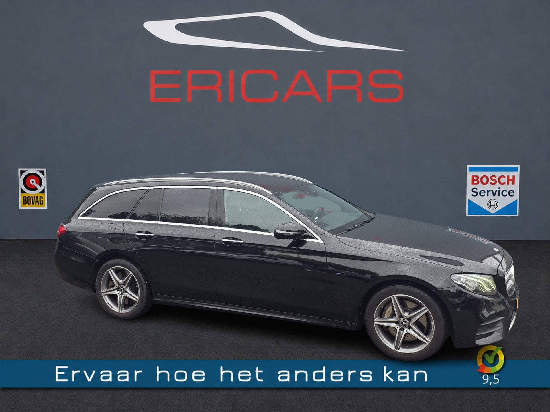 Mercedes-Benz E-Klasse Estate 300 DE NAVI LEER TEL HUD BURME, Achterwielaandrijving, Gebruikt, 4 cilinders, Zwart