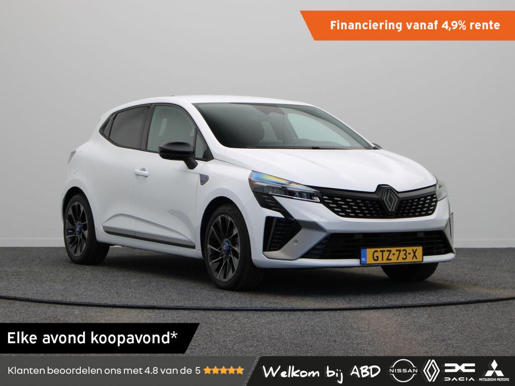 Renault Clio 1.6 E-Tech Full Hybrid 145pk esprit Alpine | BO, Auto's, Renault, Stof, Gebruikt, Euro 6, Wit