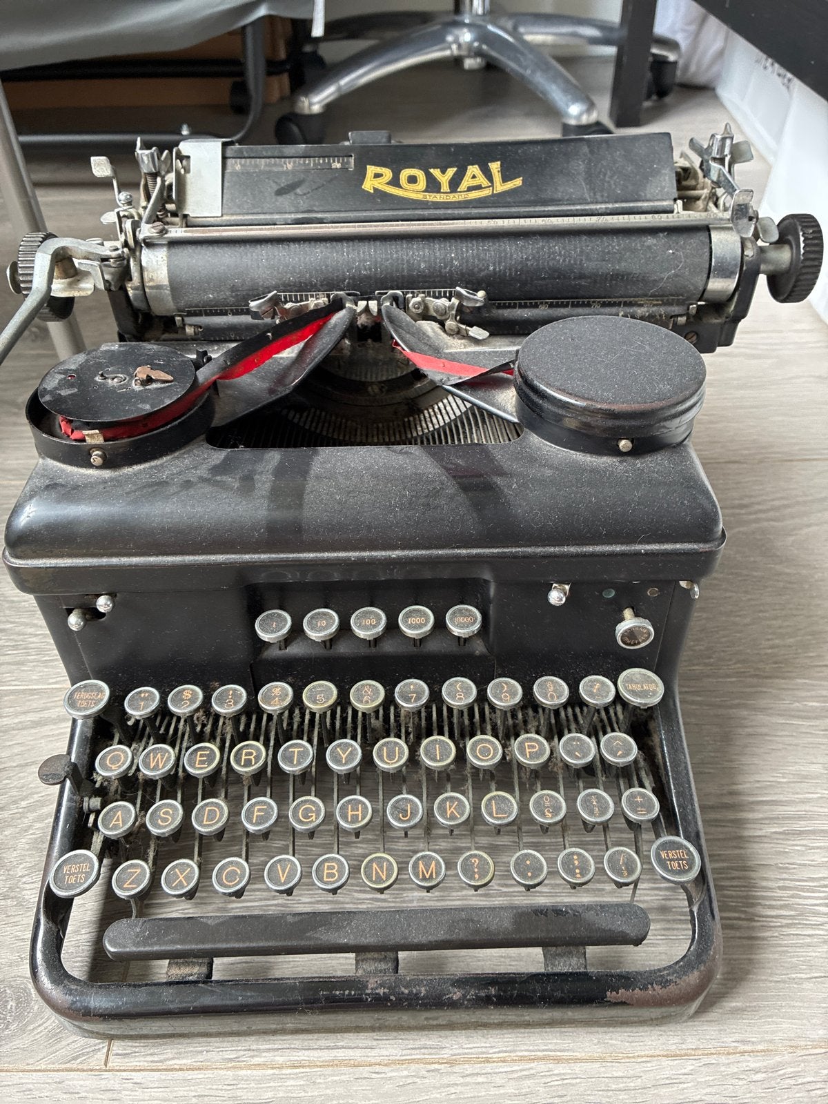 Oude typemachine, Diversen, Typemachines, Ophalen of Verzenden, Gebruikt