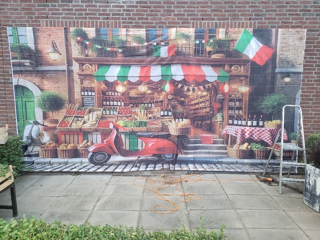 Banner Italië, Ophalen, Zo goed als nieuw, Versiering, Overige