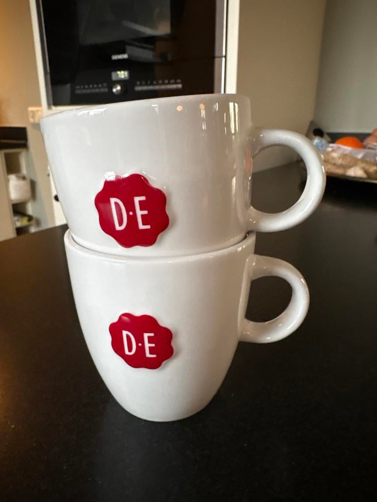 DE Cappuccino Kop met Zegel 270ml, Keramiek, Ophalen of Verzenden, Zo goed als nieuw, Overige stijlen