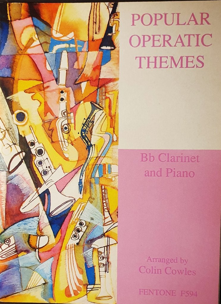 Bladmuziek/Popular OPERATIC THEMES Bb Clarinet and Piano, Muziek en Instrumenten, Klarinet, Overige genres, Nieuw, Ophalen of Verzenden