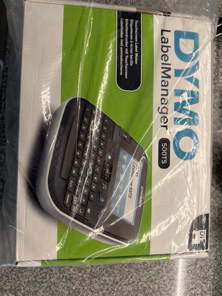 Nieuw in doos Dymo LabelManager 500TS Touchscreen Labelmaker, Ophalen of Verzenden, Nieuw, Qwerty, Etiket