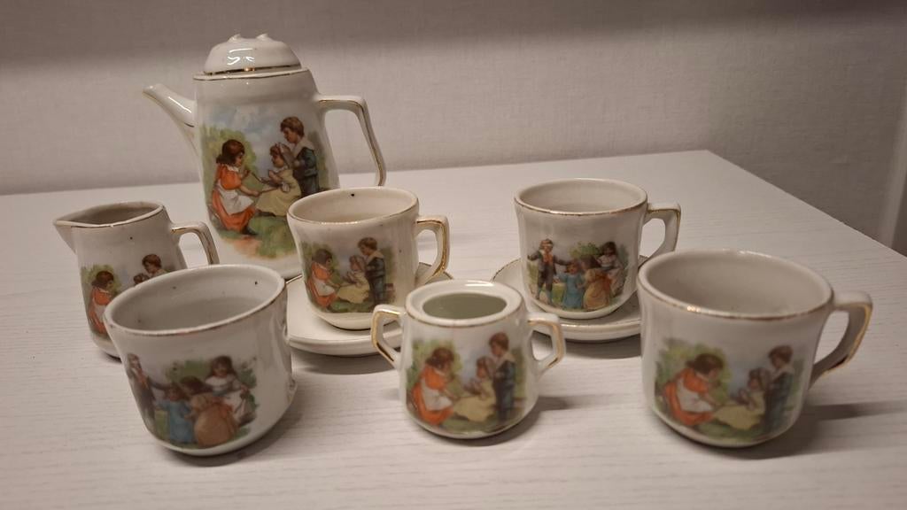 Kinderservies  1915, Ophalen