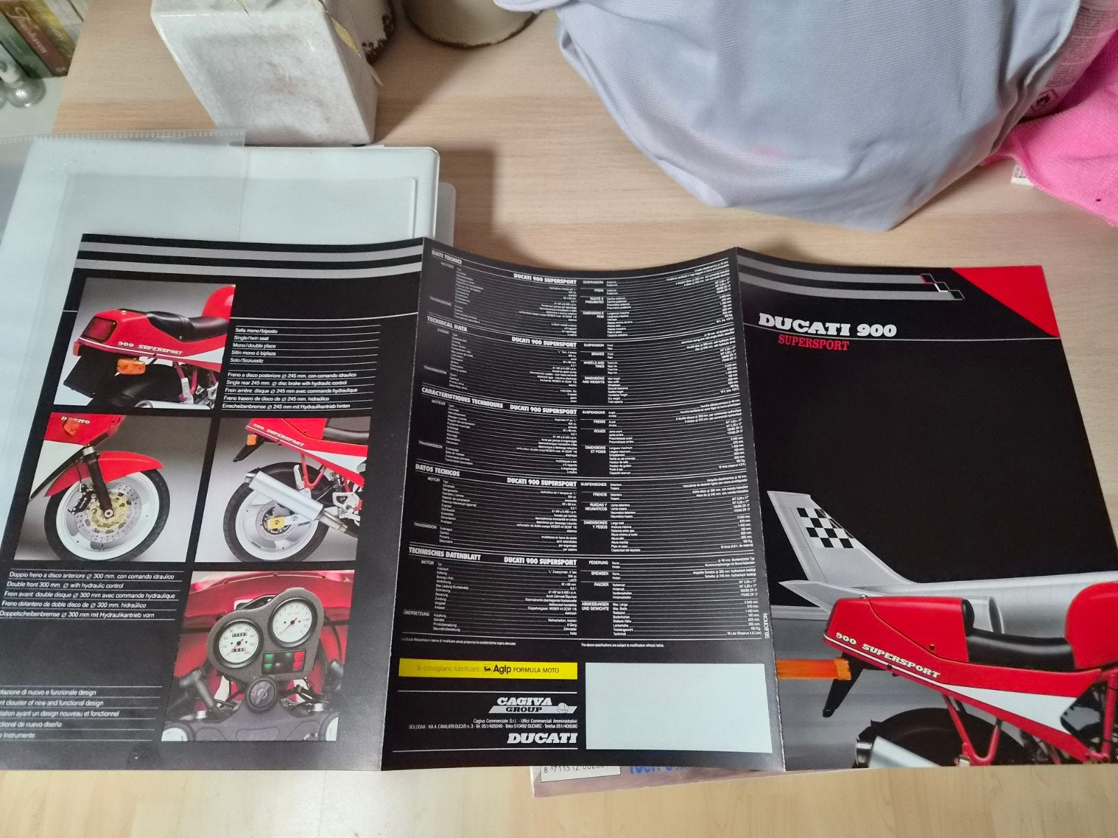 Ducati Paso & 900 Werkplaatshandboek, Motorbladen, Folder, Motoren, Ophalen of Verzenden, Ducati