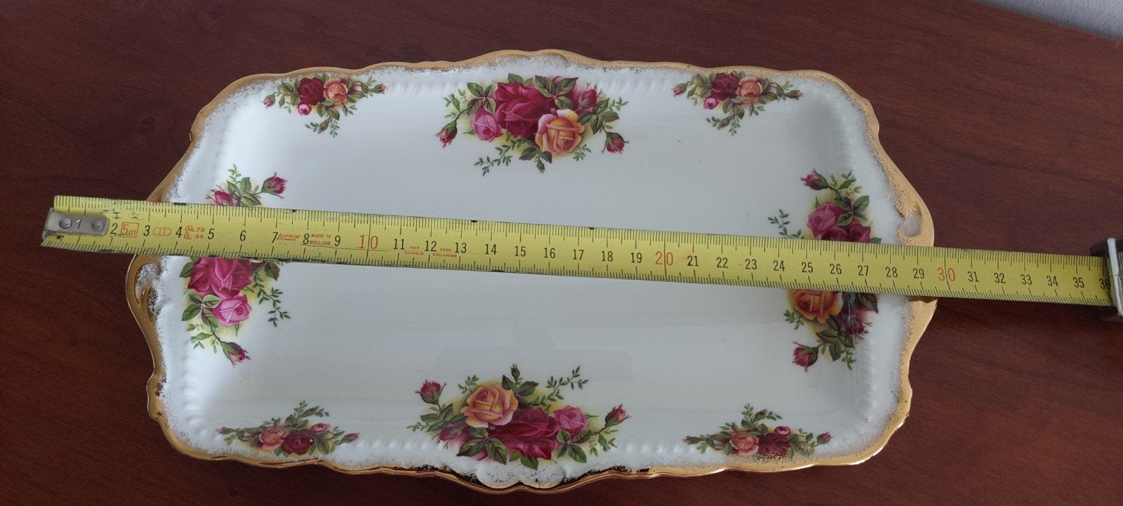 Royal Albert Old Country Roses cakeschaal, Ophalen
