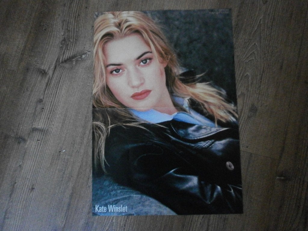 leuke a3 poster Kate Winslet  oa Titanic, Verzenden, Zo goed als nieuw, A1 t/m A3, Film en Tv