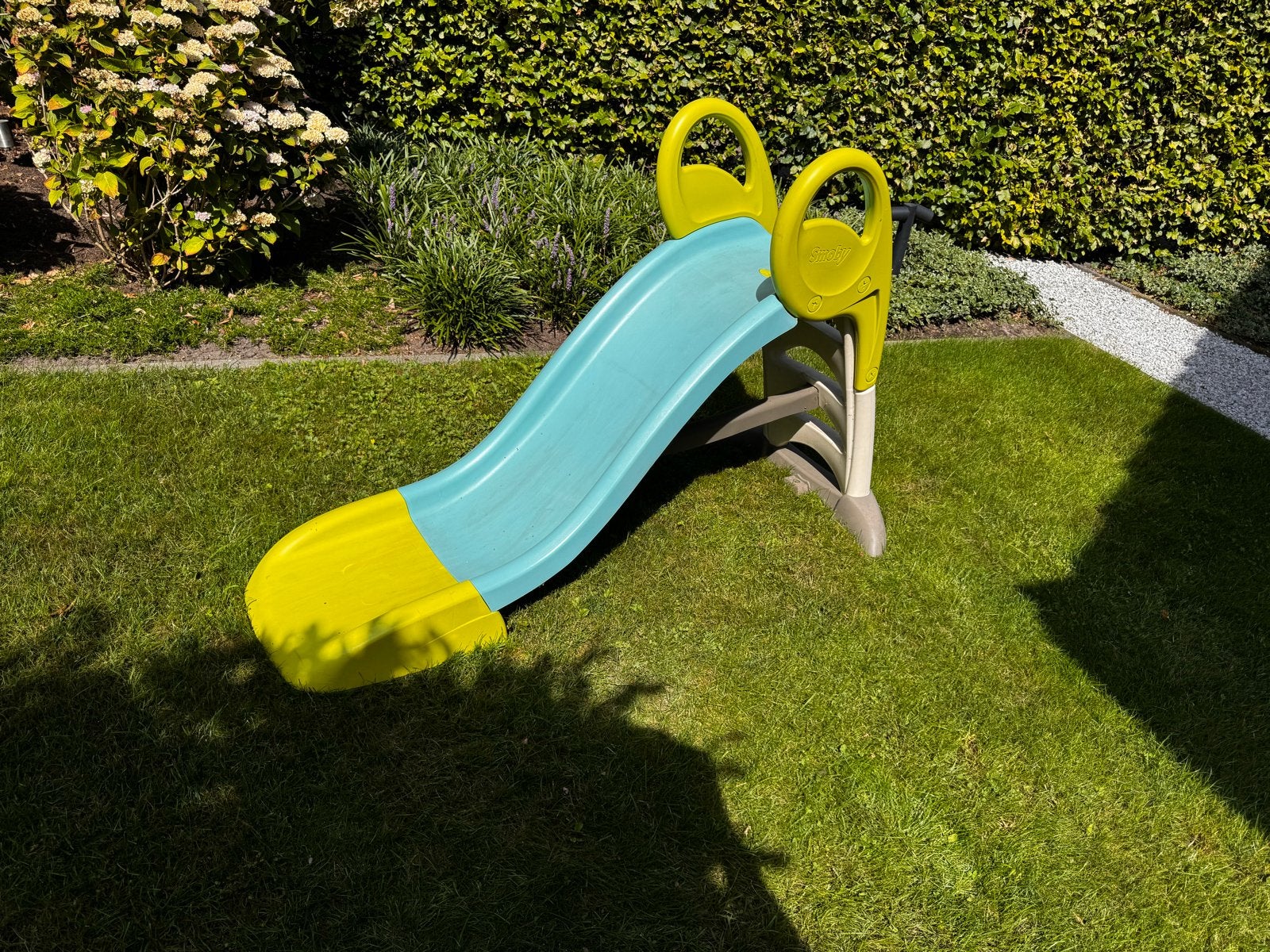 Glijbaan met wateraansluiting voor tuinslang, Ophalen, Gebruikt