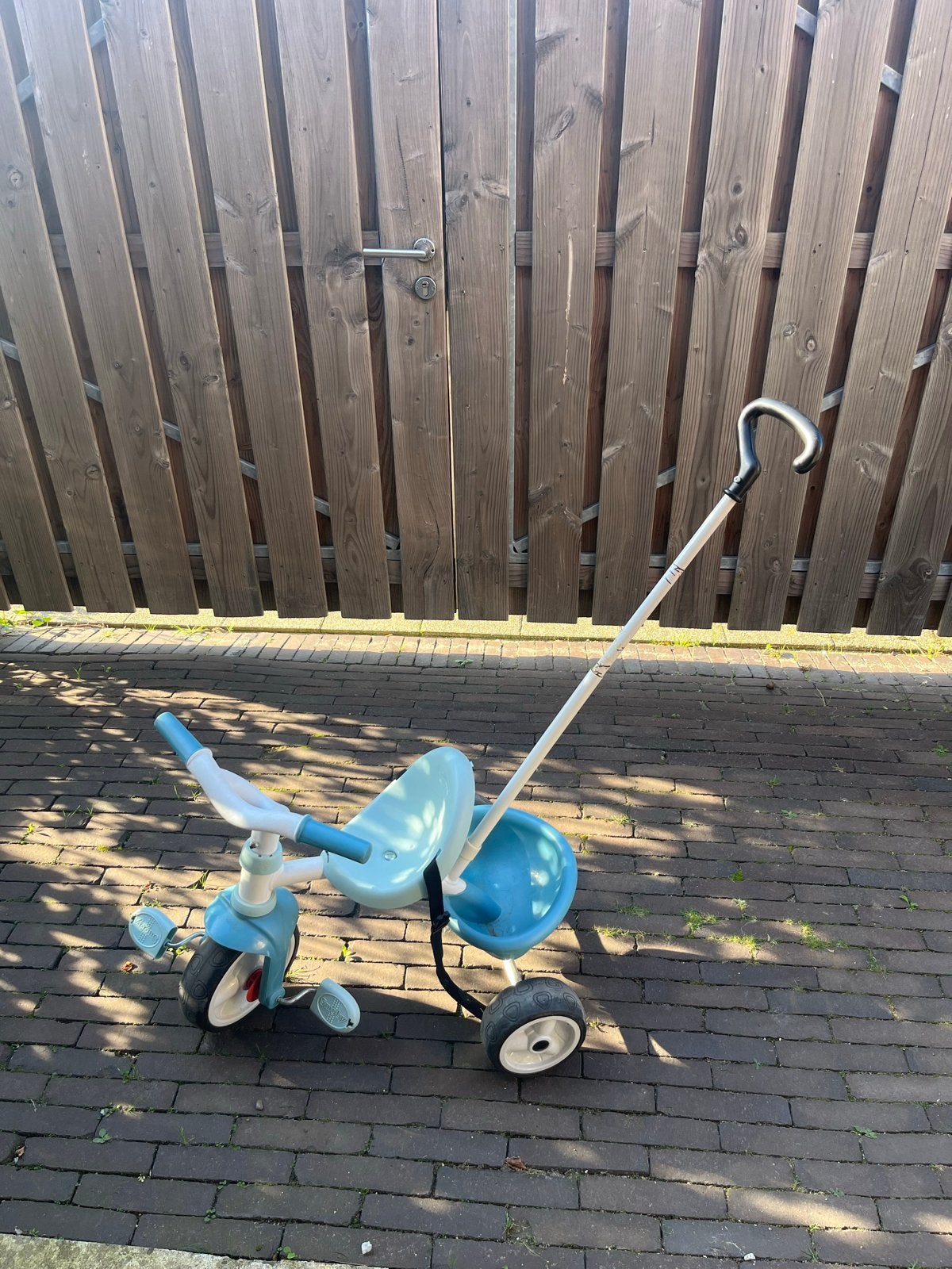Kinderdriewieler met duwstang, Fietsen en Brommers, Ophalen of Verzenden, Zo goed als nieuw, Minder dan 16 inch