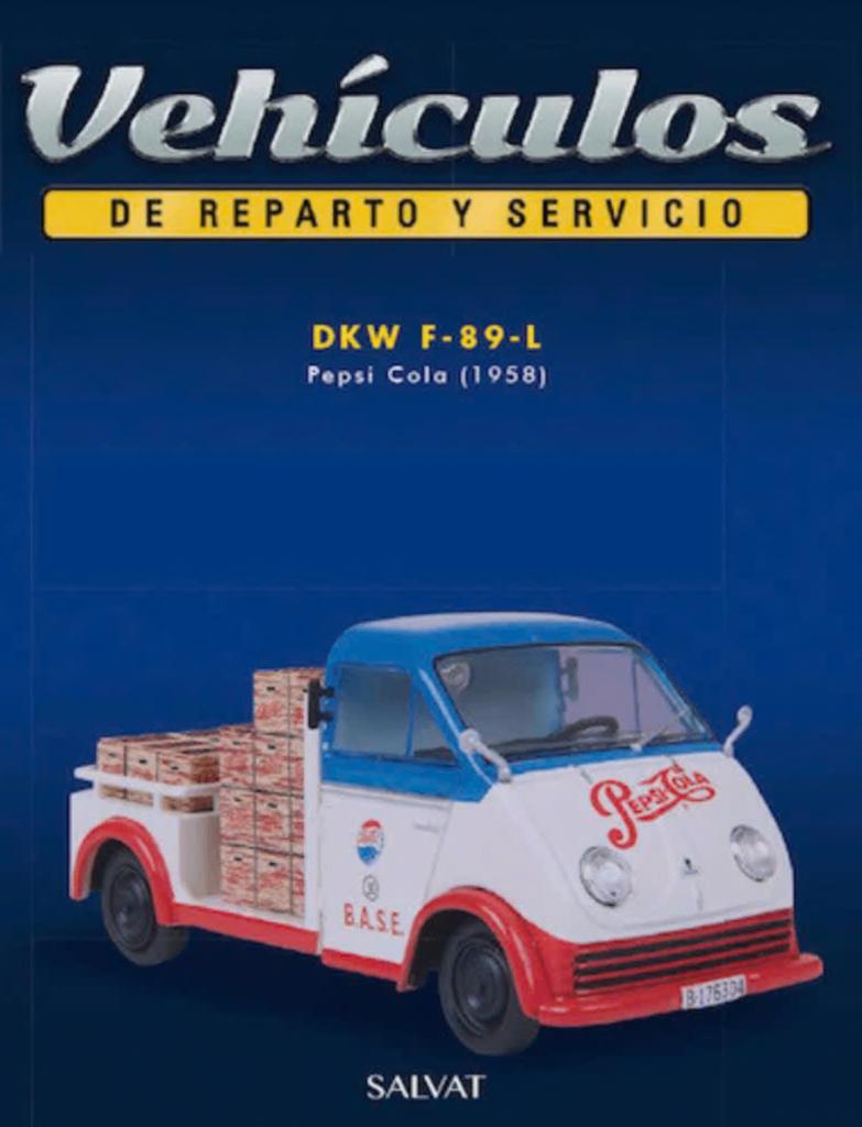 DKW F-89-L Pepsi Cola 1958 1/43 reparto / servicio # 50, Verzenden, Nieuw, Auto, Overige merken