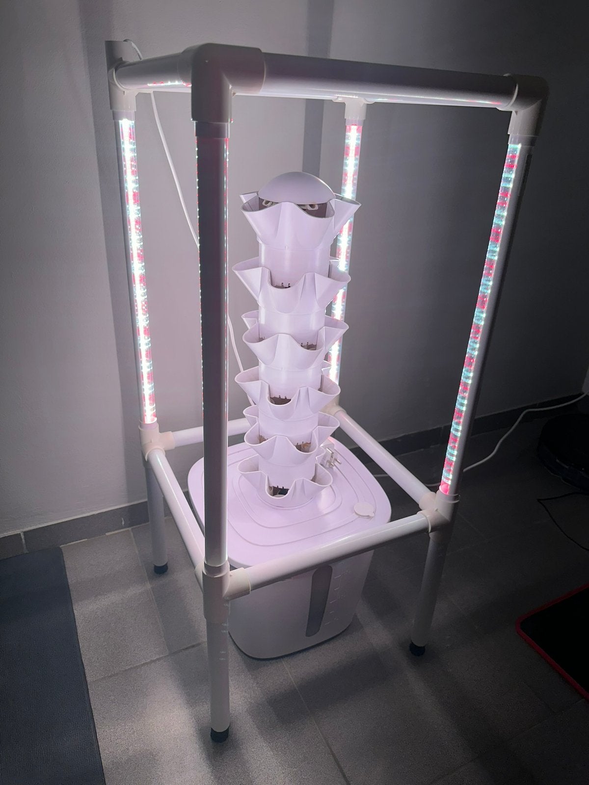 Groeitoren voor telen met LED - hydrocultuur, Ophalen, Kunststof, 40 cm of meer, Vierkant