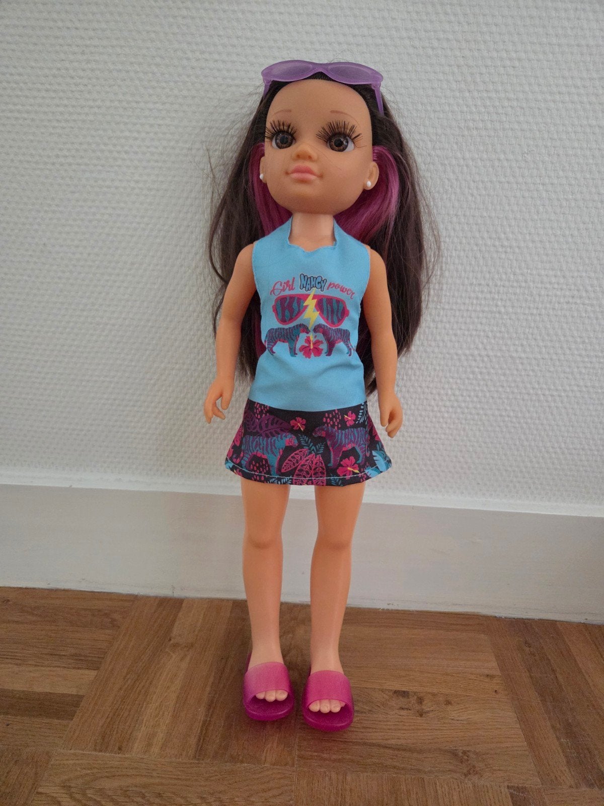 Nieuwe NANCY pop met trendy outfit en accessoires, Ophalen, Zo goed als nieuw, Overige typen