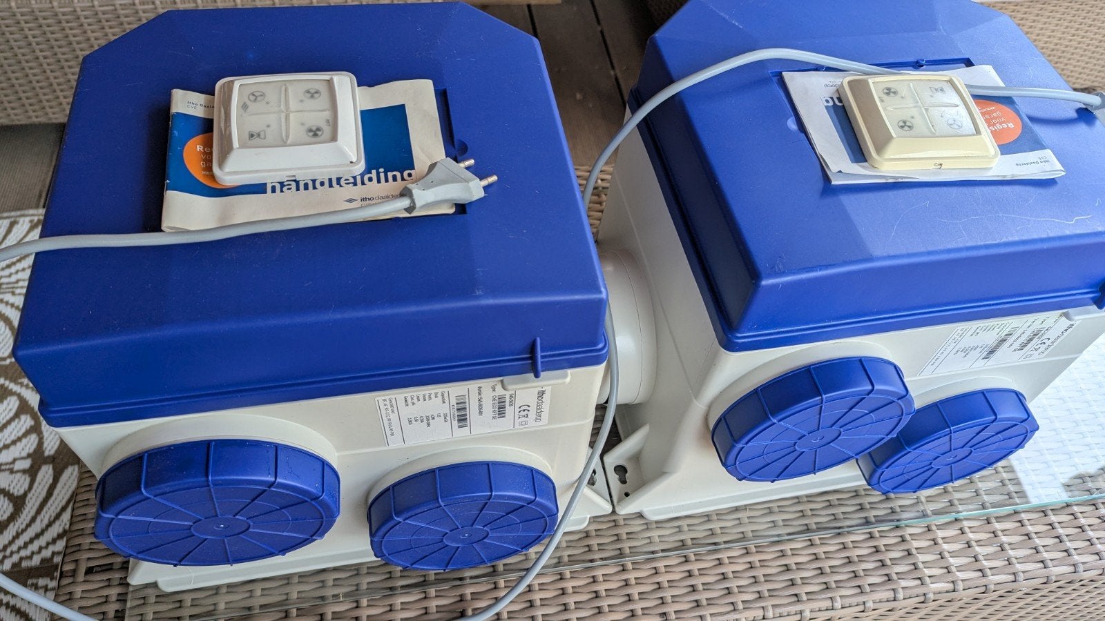 Itho Daalderop mechanische ventilatie zo goed als nieuw, Ophalen, Zo goed als nieuw