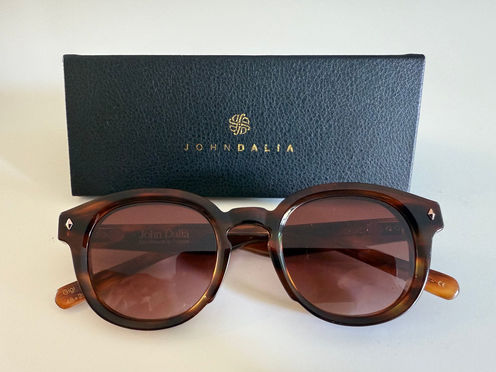 John Dalia zonnebril model Gigi (C123) Havana, Overige merken, Zonnebril, Bruin, Nieuw