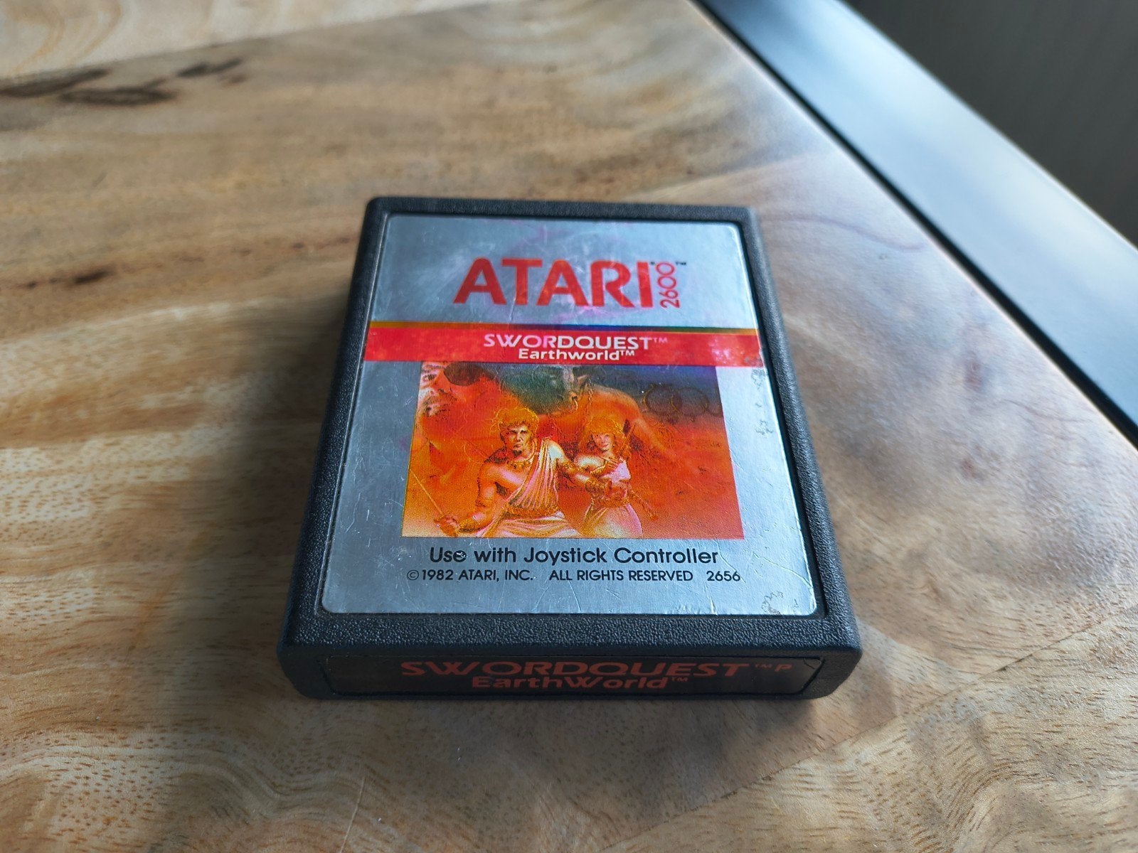 SwordQuest EarthWorld voor de Atari 2600, Spelcomputers en Games, Gebruikt, 1 speler, Racen en Vliegen, Ophalen of Verzenden