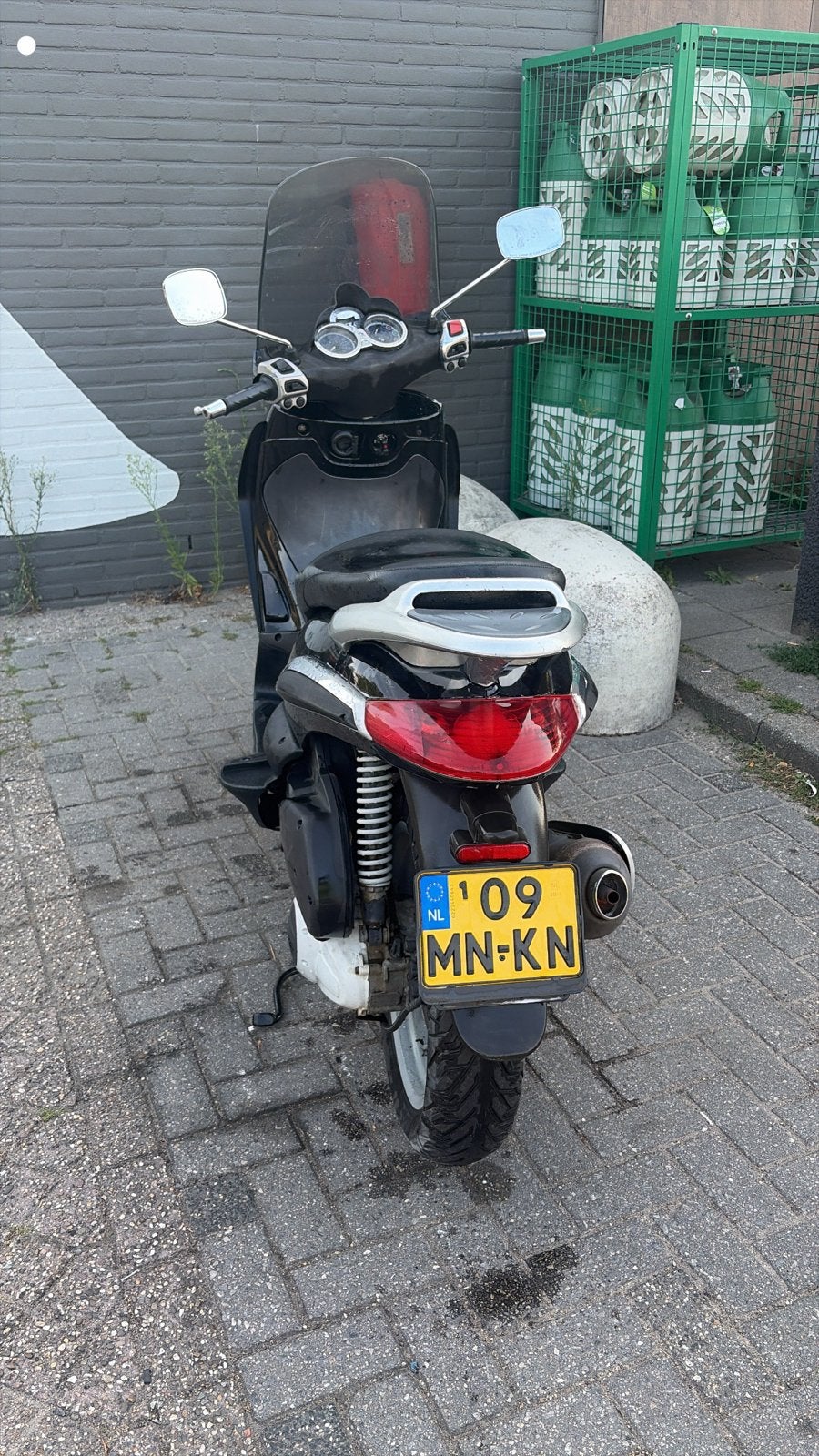 Piaggio Fly Scooter - Zwart, Goed Onderhouden, Fietsen en Brommers, Scooters | Piaggio, Ophalen, Gebruikt, Maximaal 45 km/u, Fly