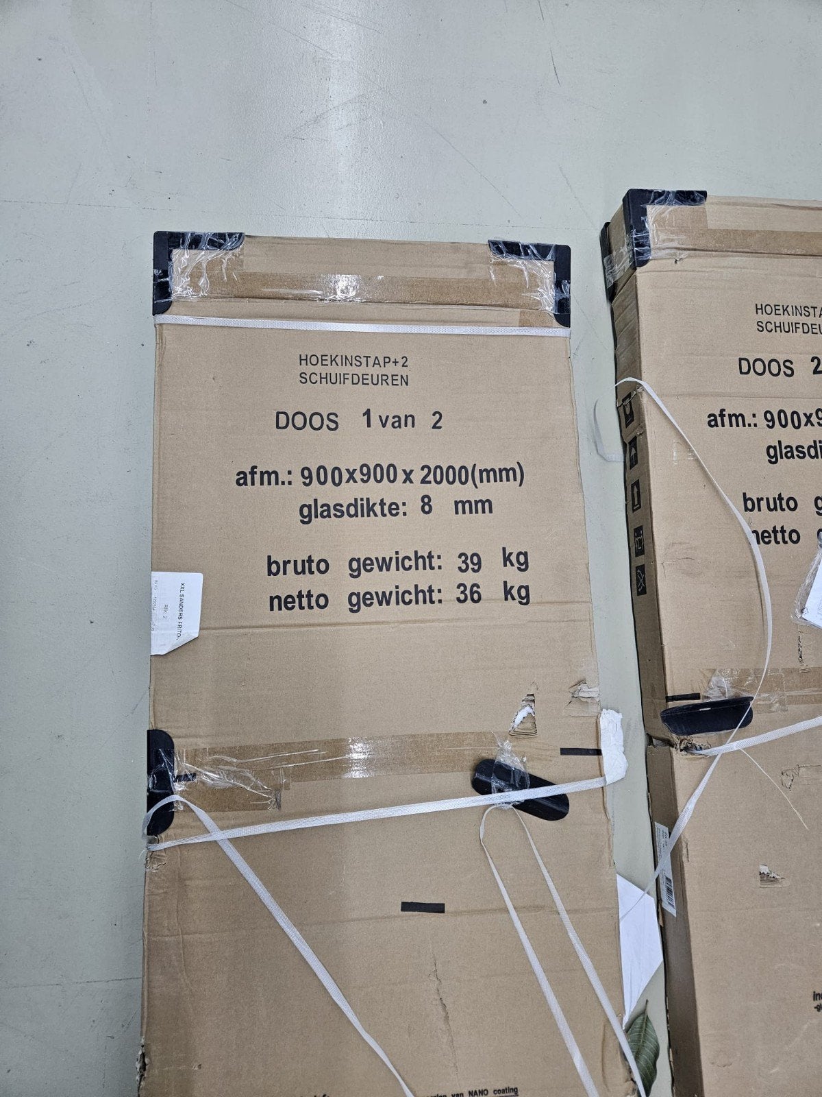 Glazen Douchedeuren/Douchecabine - Nieuw in Doos!, Huis en Inrichting, Ophalen, Nieuw, Met douche