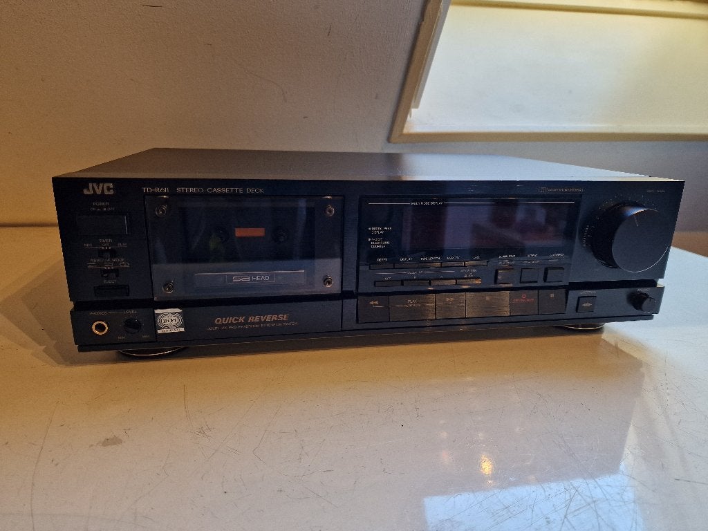 JVC TD-R611 Auto-reverse cassettedeck, Ophalen, Enkel, JVC, Tiptoetsen