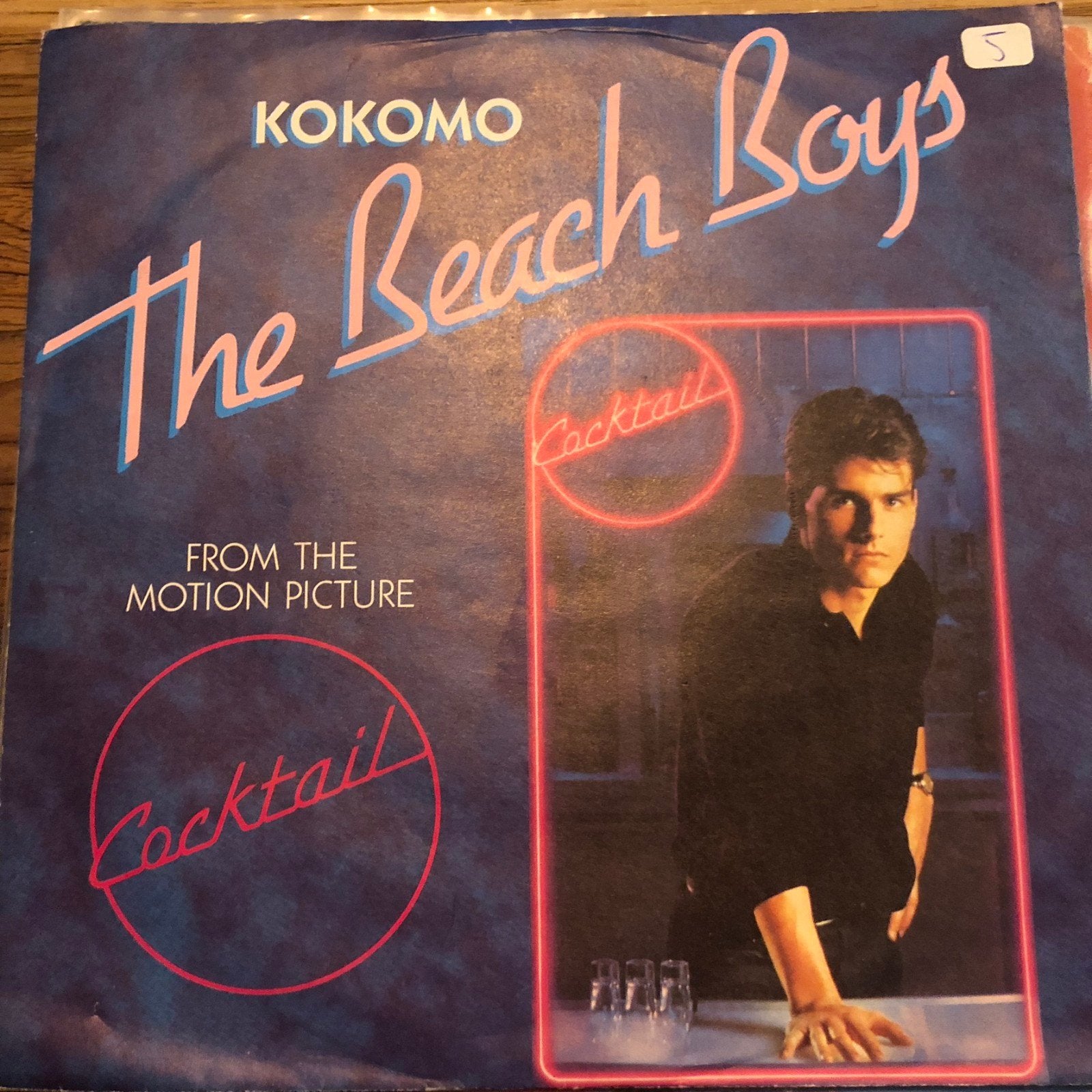 The Beach Boys - Kokomo (Single, Soundtrack Cocktail), Cd's en Dvd's, Gebruikt, Filmmuziek en Soundtracks, 7 inch, Fotohoes