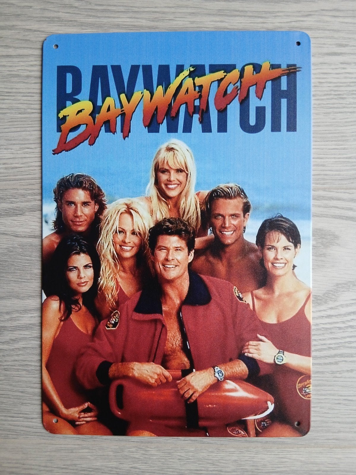 Baywatch 20x30 cm Metalen Reclamebord, Ophalen of Verzenden, Nieuw, Reclamebord