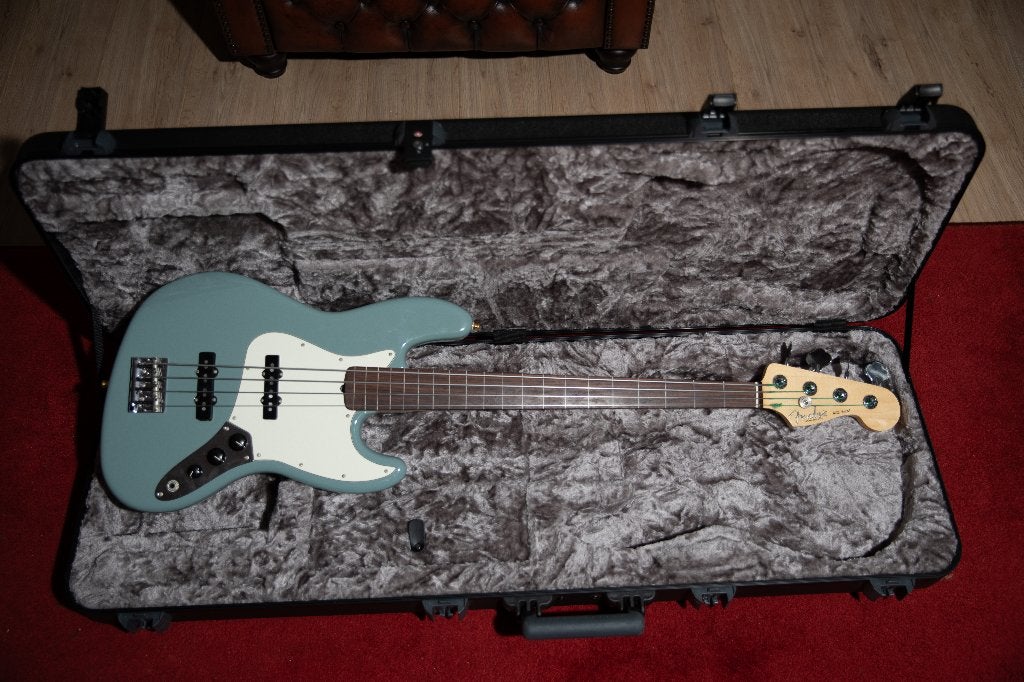 Fender USA bas, Ophalen, Zo goed als nieuw, Elektrisch, Fretloos