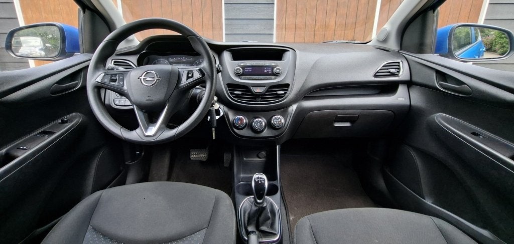 Opel KARL 1.0 ecoFLEX Edition | Trekhaak | Automaat | Cruise, 839 kg, Stof, Gebruikt, Blauw