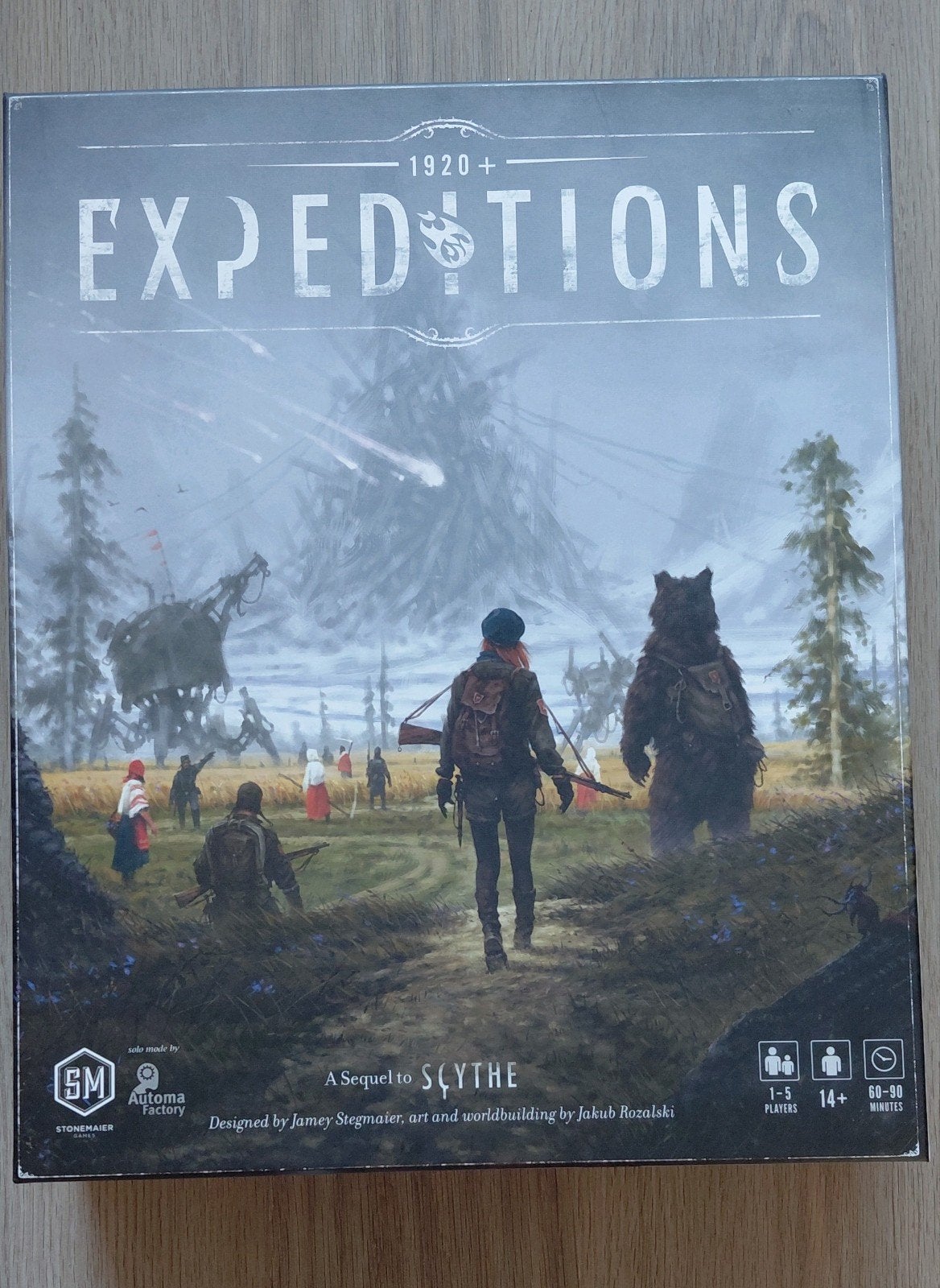 Expeditions: A Sequel to Scythe Bordspel, Vijf spelers of meer, Ophalen of Verzenden, Zo goed als nieuw, Stonemaier Games