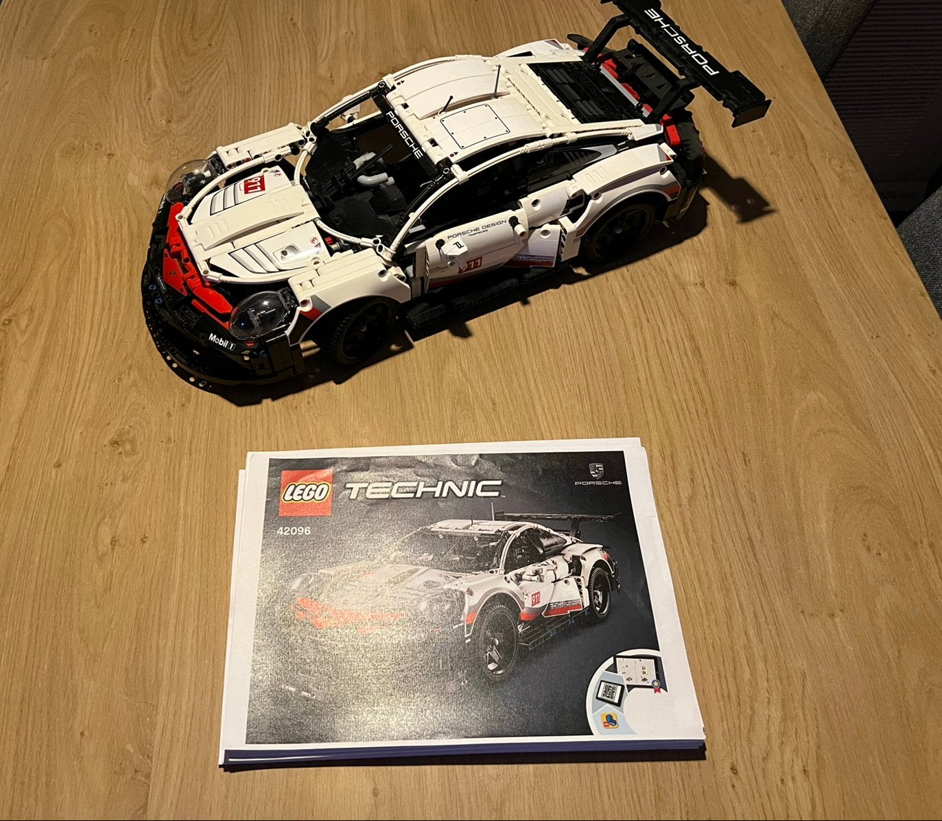 Lego Technic 42096 Porsche, Lego, Ophalen of Verzenden, Zo goed als nieuw, Complete set