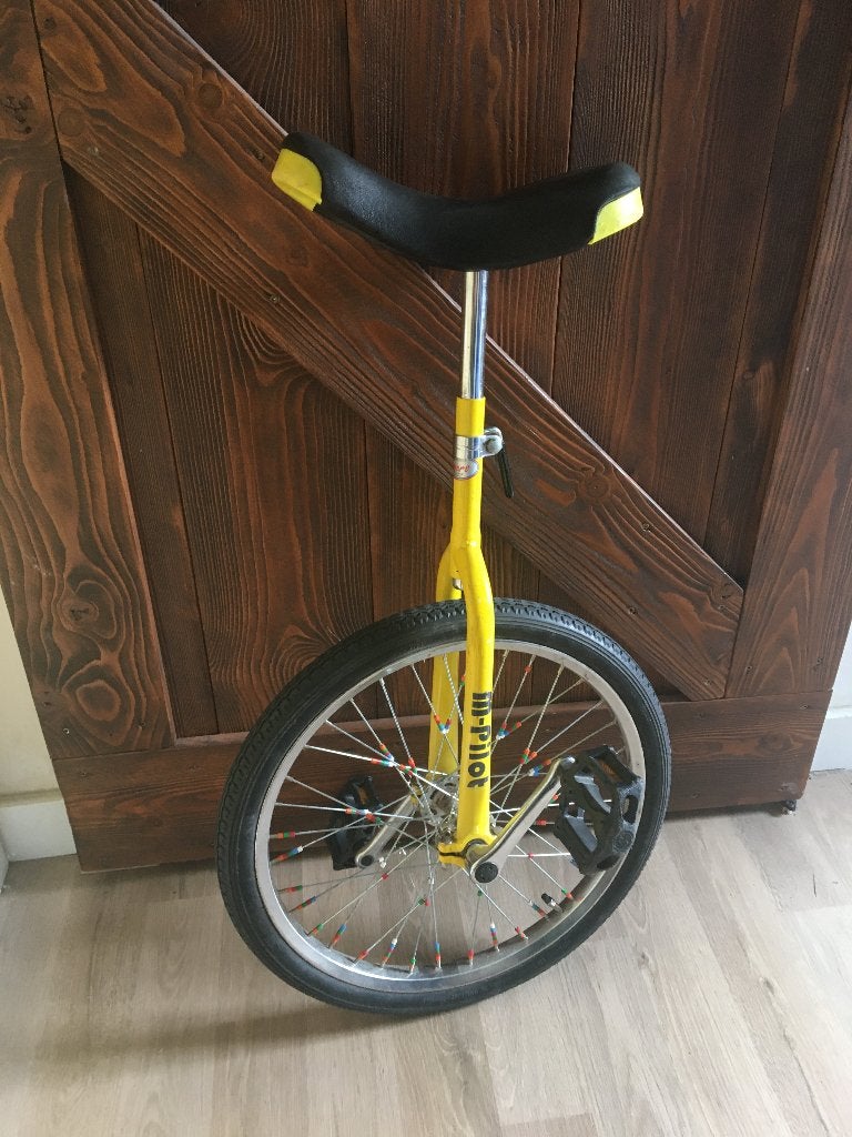 Gele eenwieler 20 inch, Fietsen en Brommers, Ophalen, Gebruikt