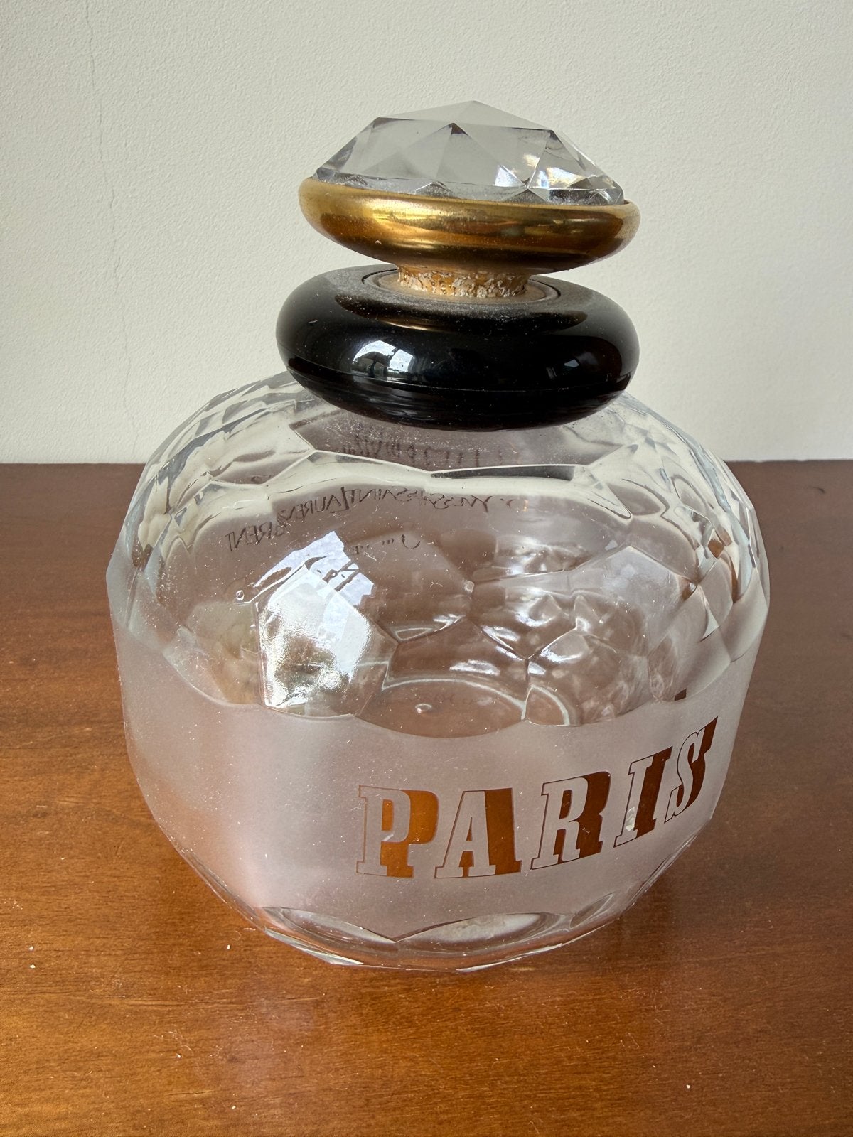 Vintage Yves Saint Laurent Paris parfumfles, Ophalen, Gebruikt