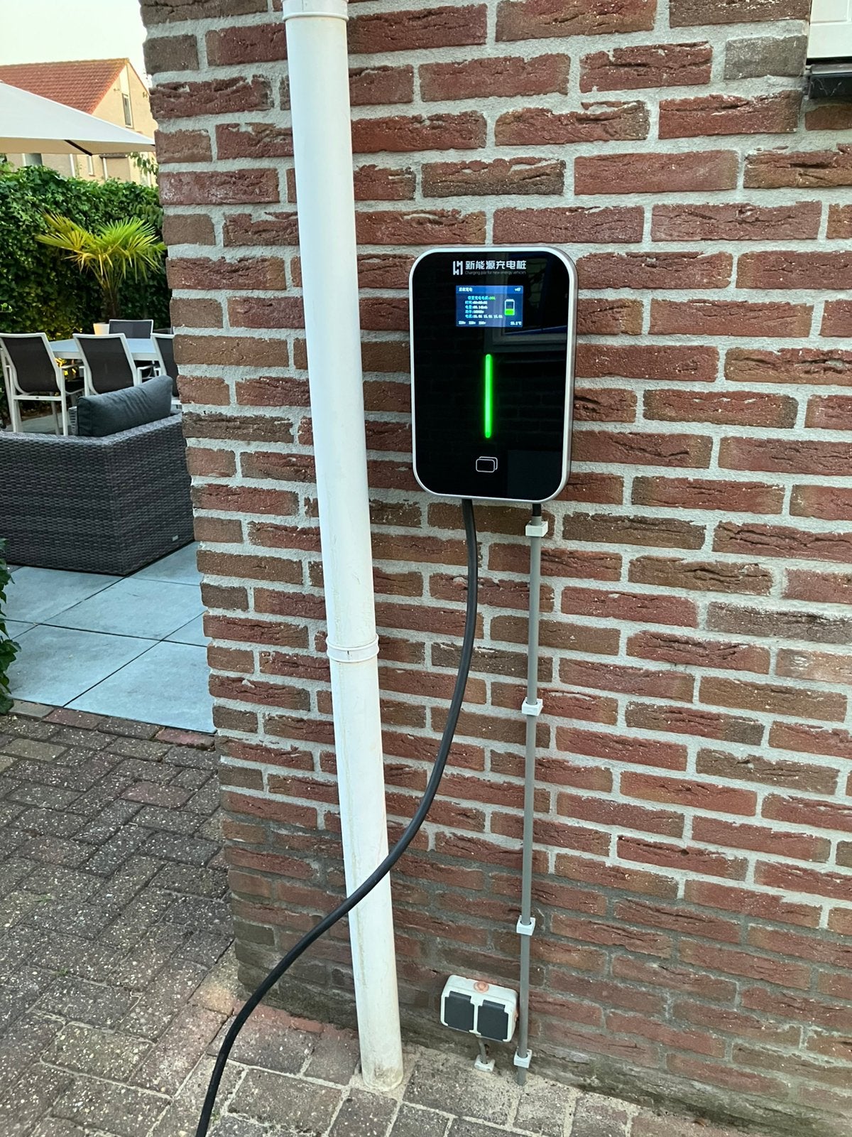 Laadpaal 11kw 3 Hongsen Technologies met kabel en RFID, Ophalen of Verzenden, Zo goed als nieuw, Laadpaal