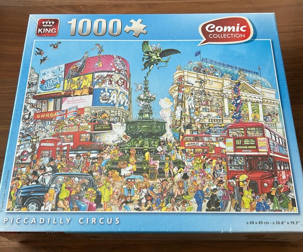 Nieuw! Puzzel piccadilly circus - 1000 stukjes, Hobby en Vrije tijd, Denksport en Puzzels, Ophalen of Verzenden, 500 t/m 1500 stukjes