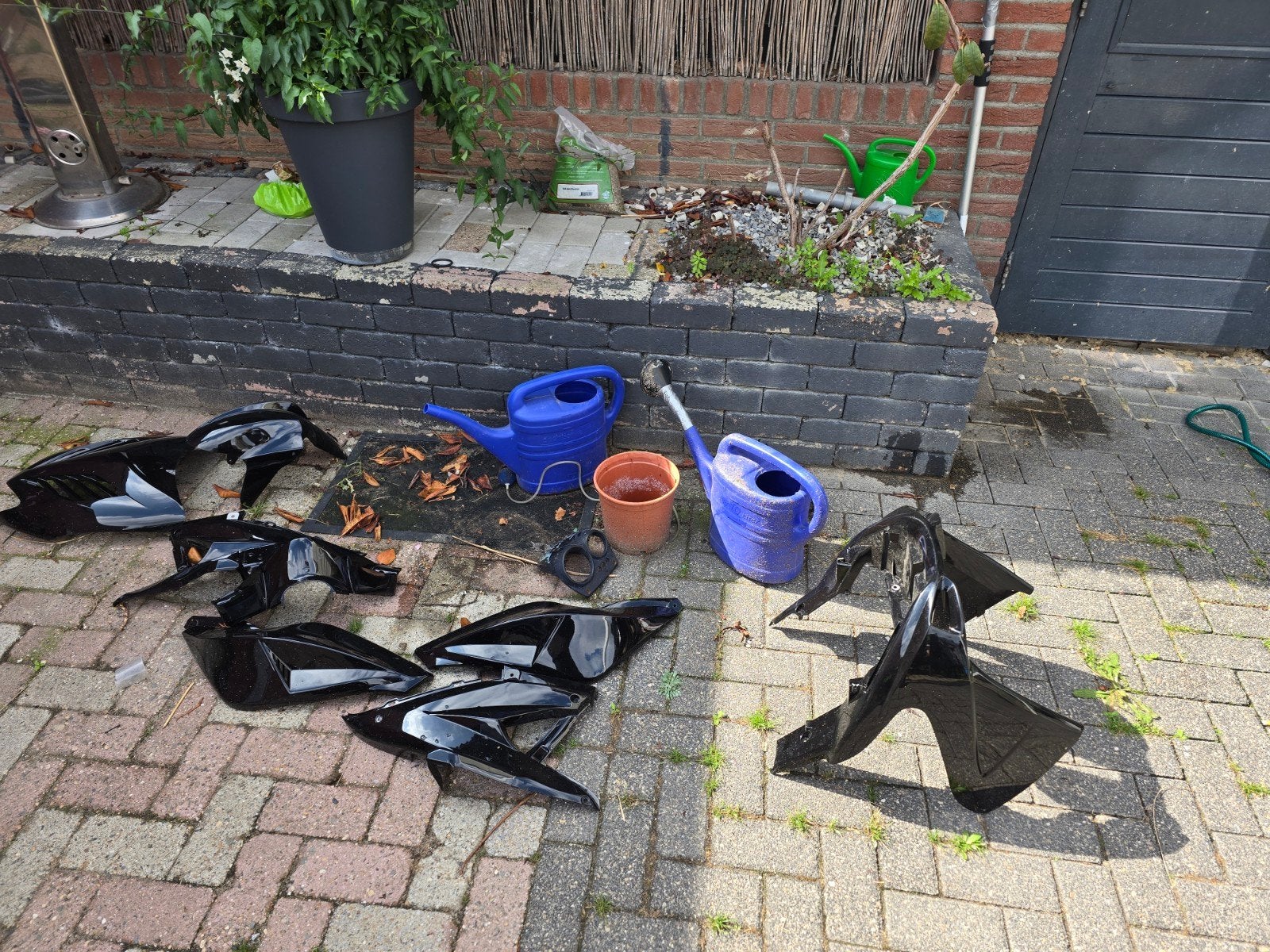 zwart dmp kappenset zwart aerox te koop, Fietsen en Brommers, Ophalen, Nieuw, Kap, Yamaha