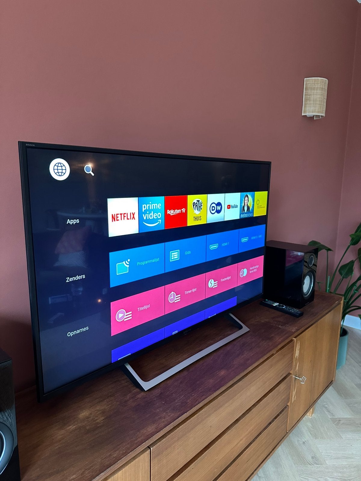 Sony 49” 4K HDR TV (KD-49XE7096), Ophalen, 50 Hz, Zo goed als nieuw, Sony